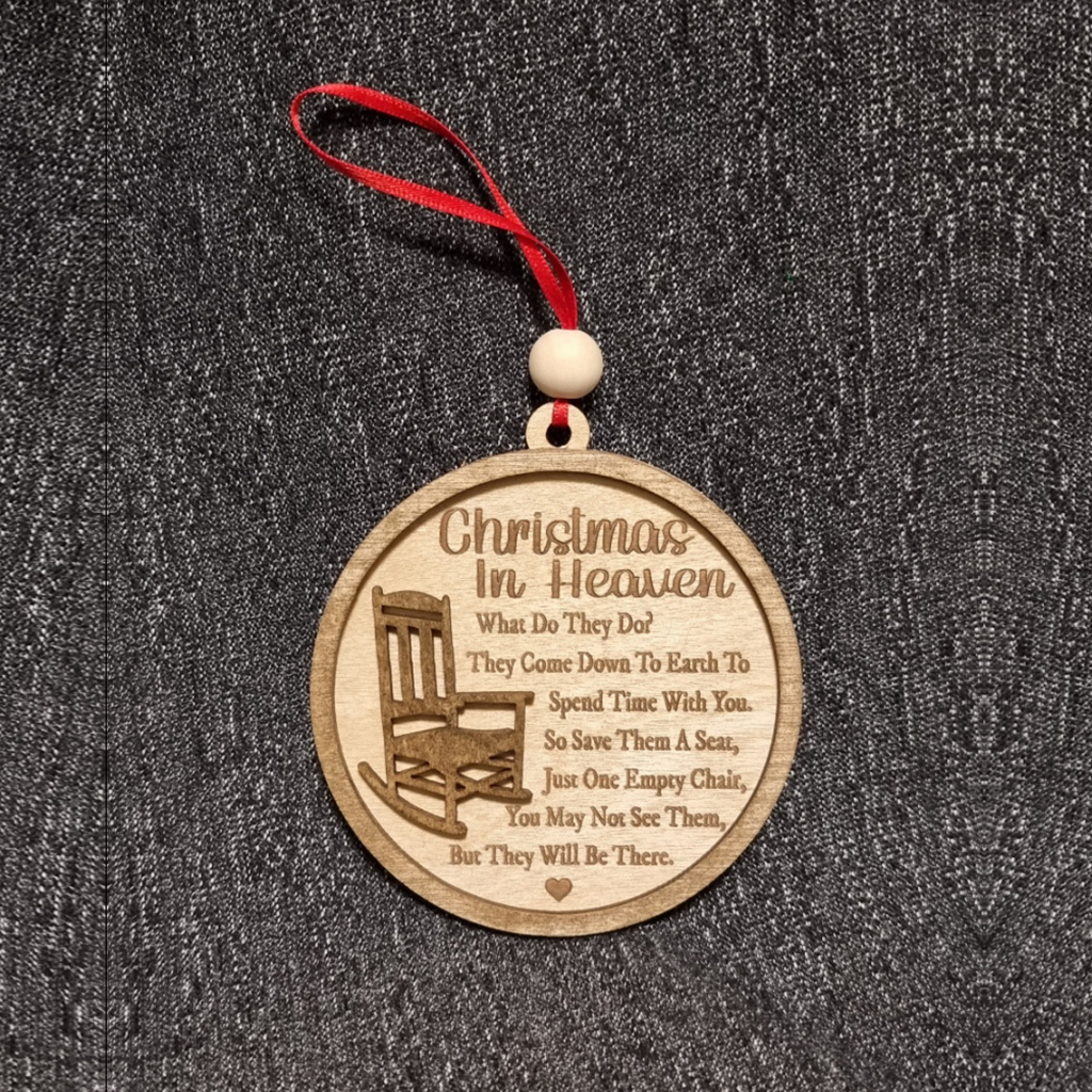 Christmas in Heaven Hanging Ornament