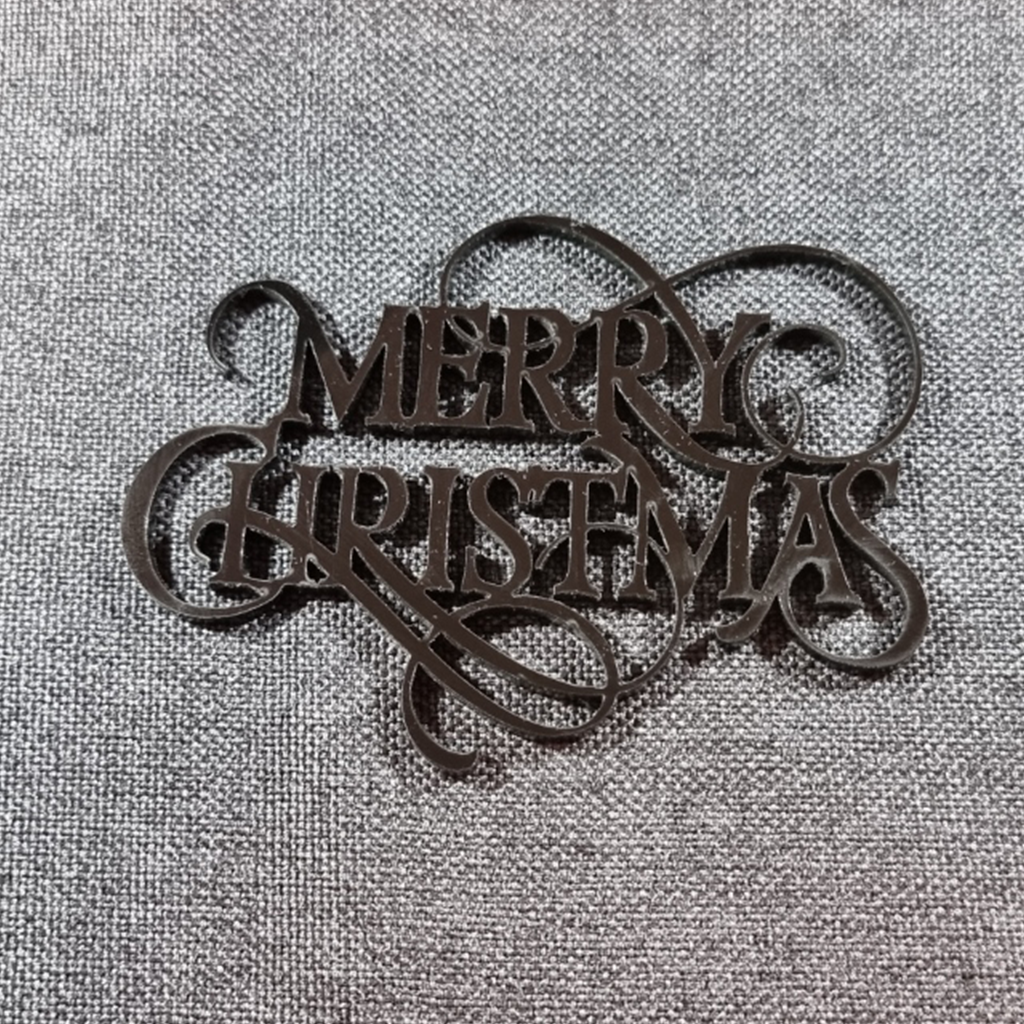 Merry Christmas Table Decoration / Place setting decoration